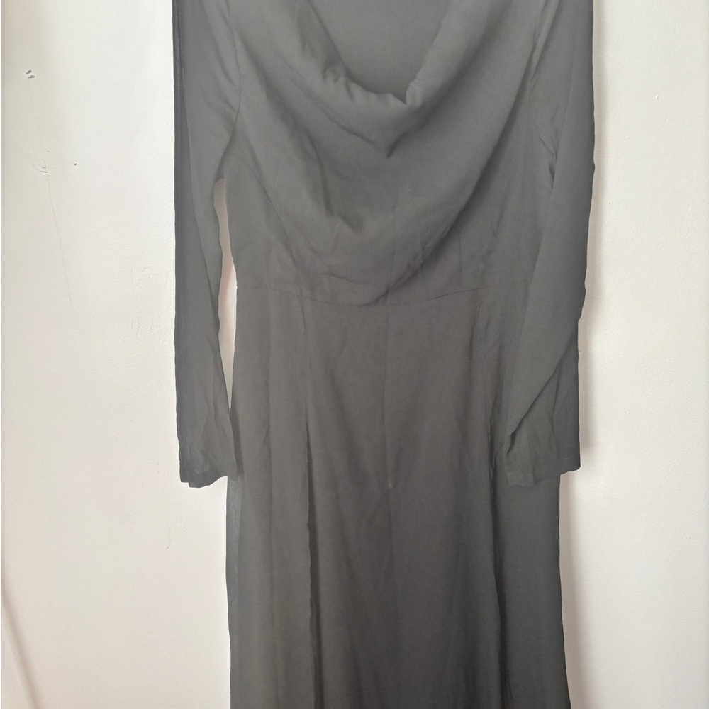 Elegant black Long Sleeve Dress
